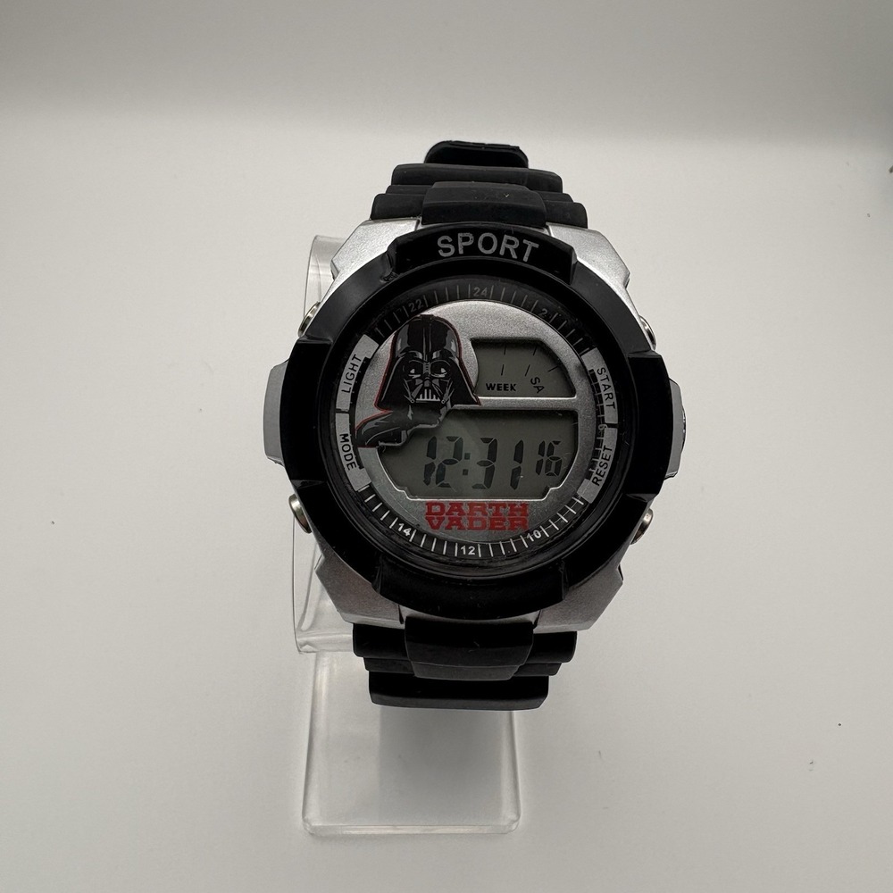 Darth Vader Star Wars LCD‎ Men's Vintage Collectible Watch SWCAD059 !Works!